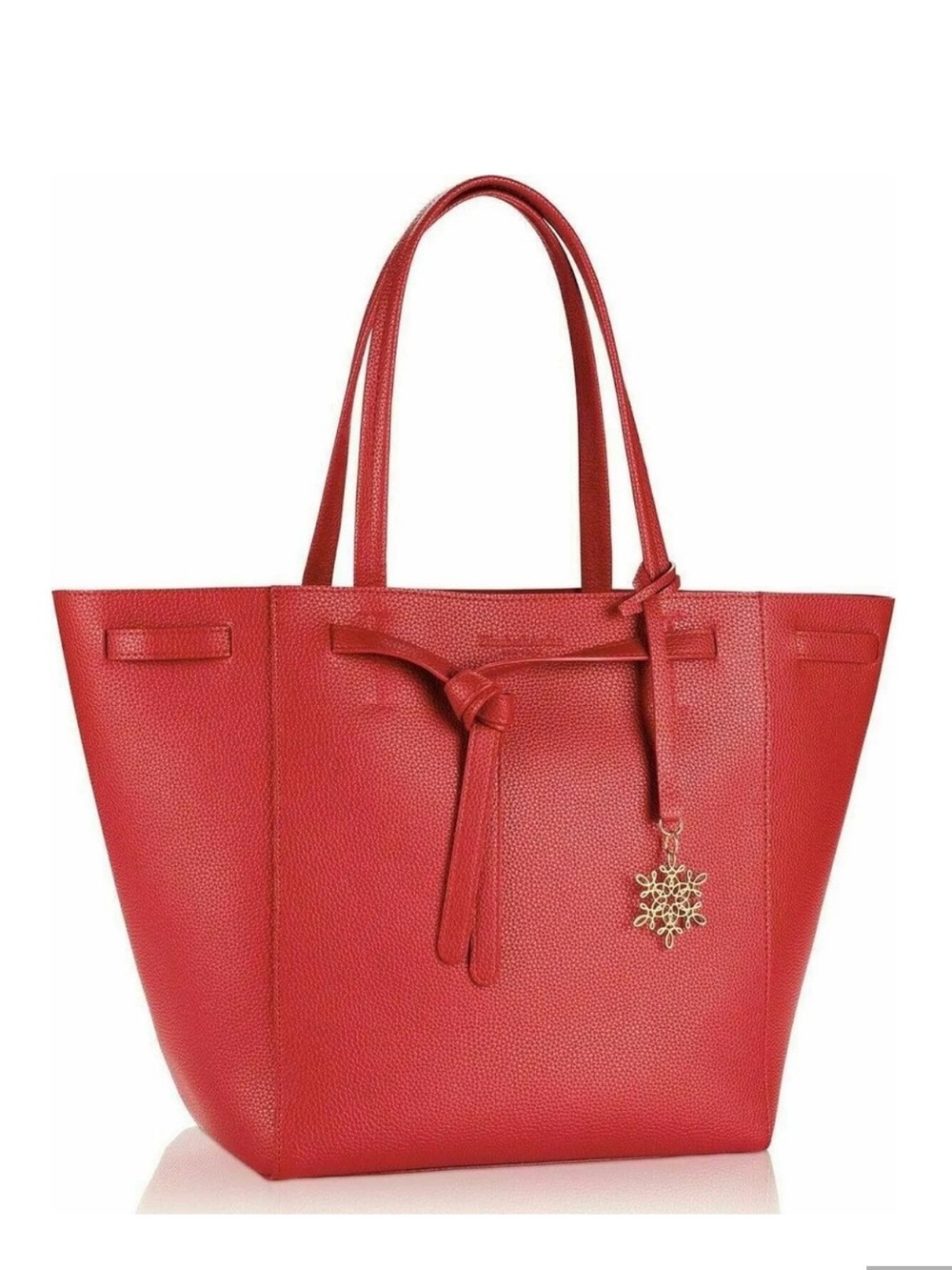 Elizabeth Arden Red Snowflake Charm Tote Bag